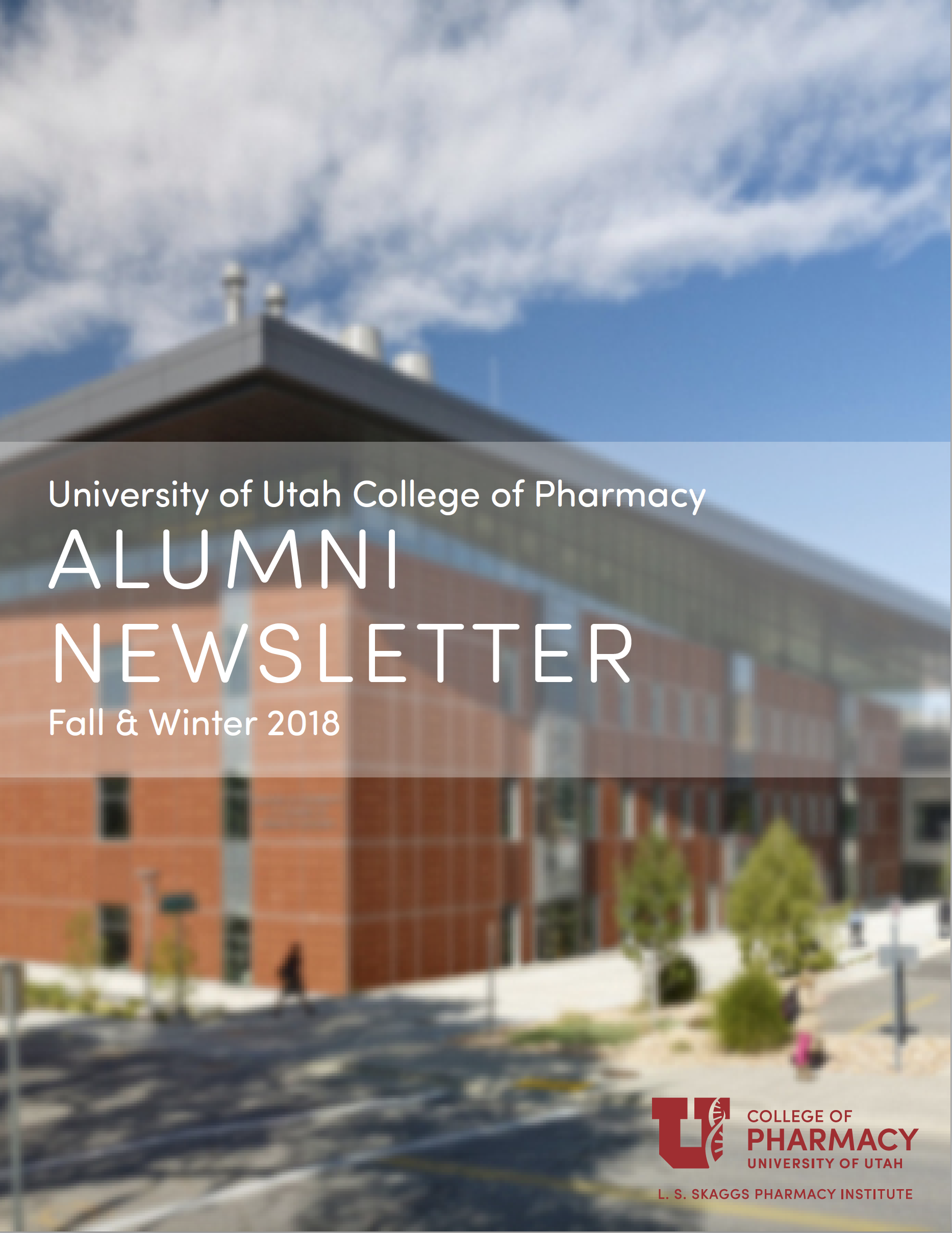 Alumni newsletter fall/winter 2018-19 cover