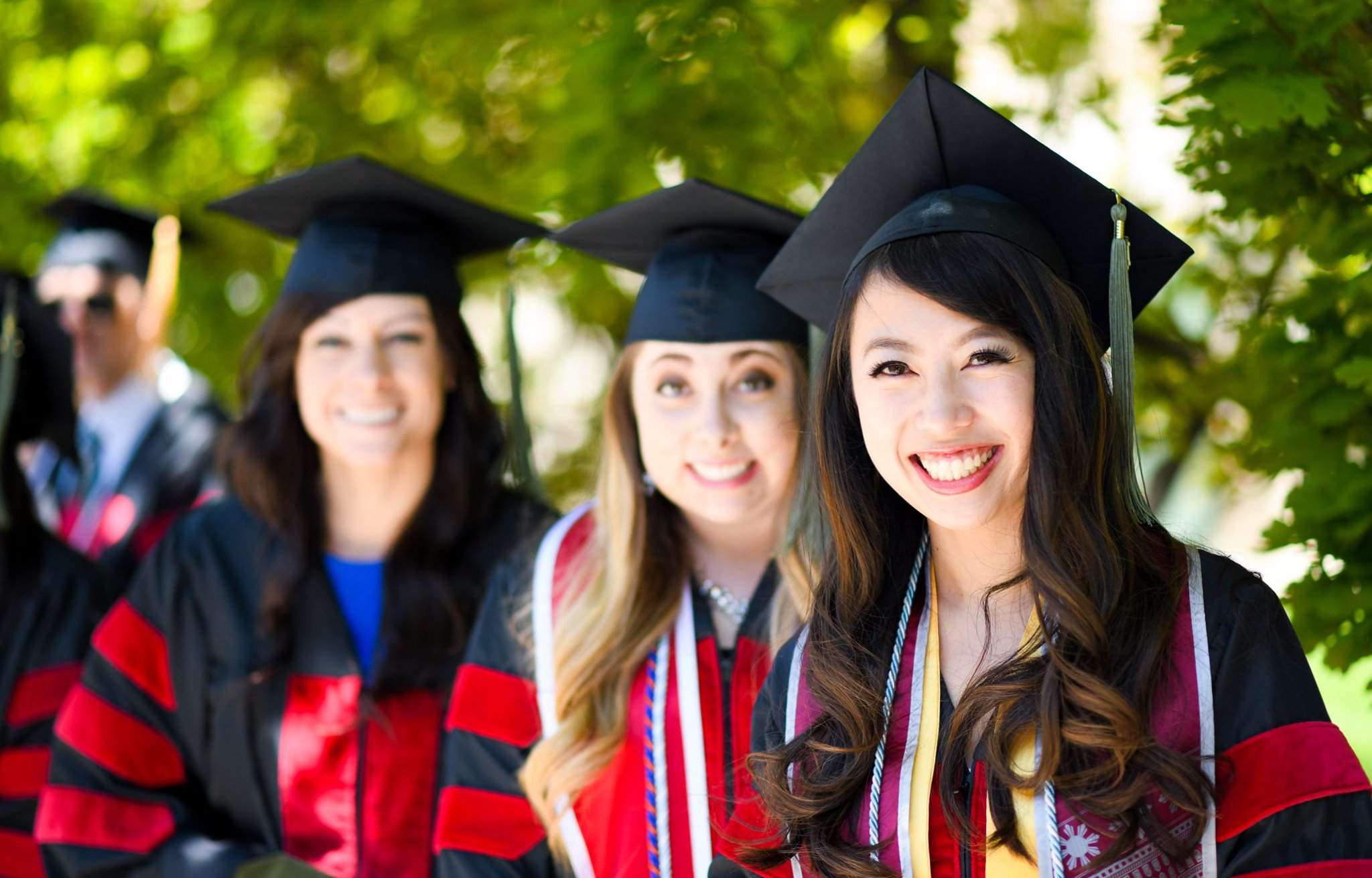 three female graduates
