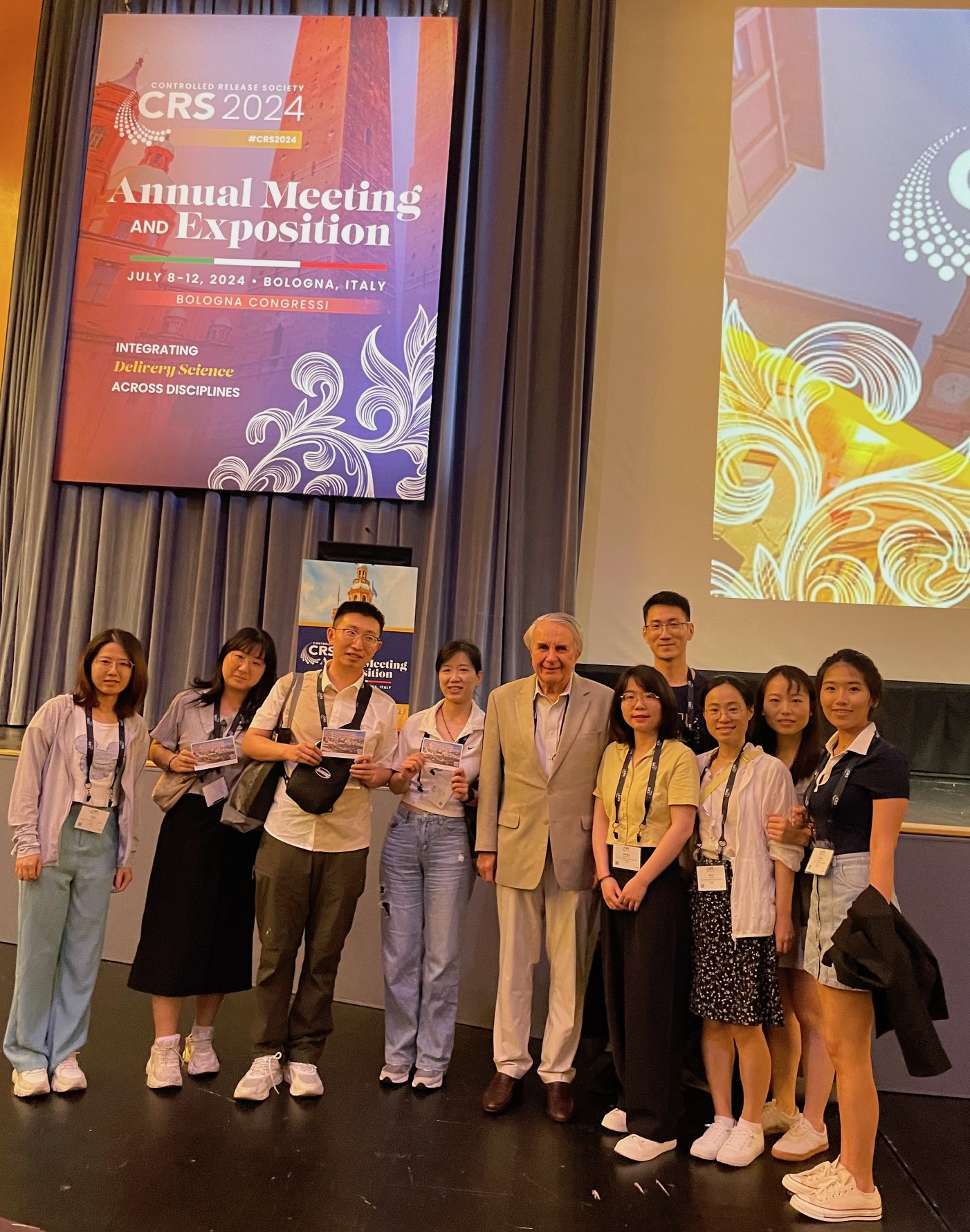dr. kopecek and Lian students