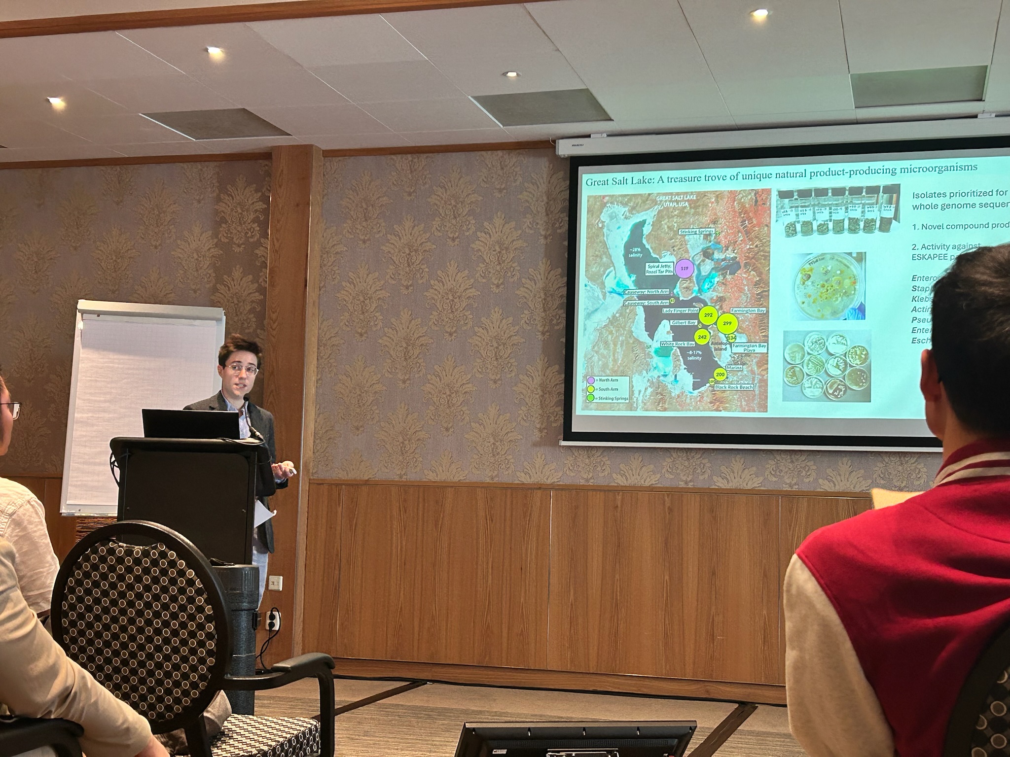 Abby presenting at conference