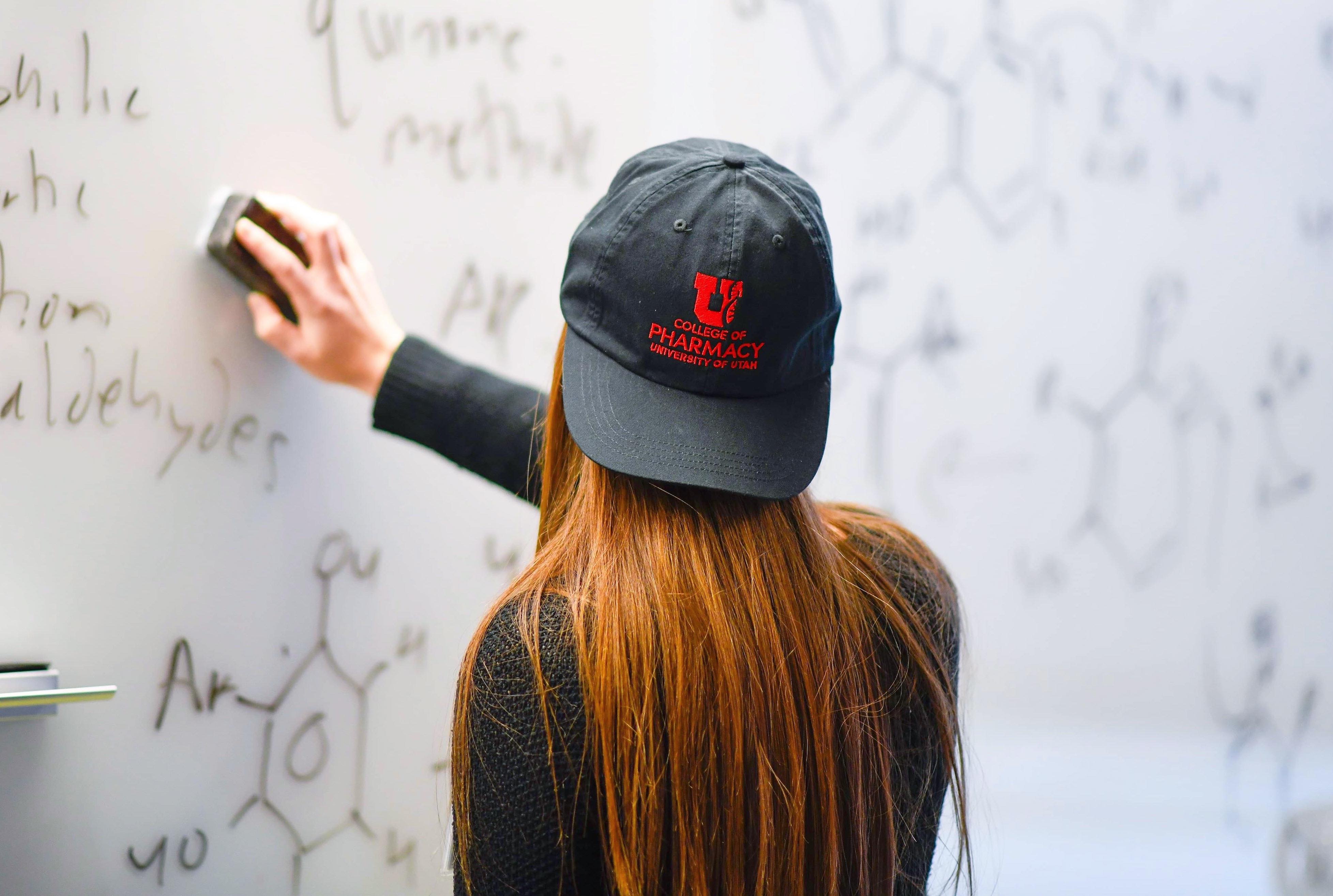 Girl at Whiteboard