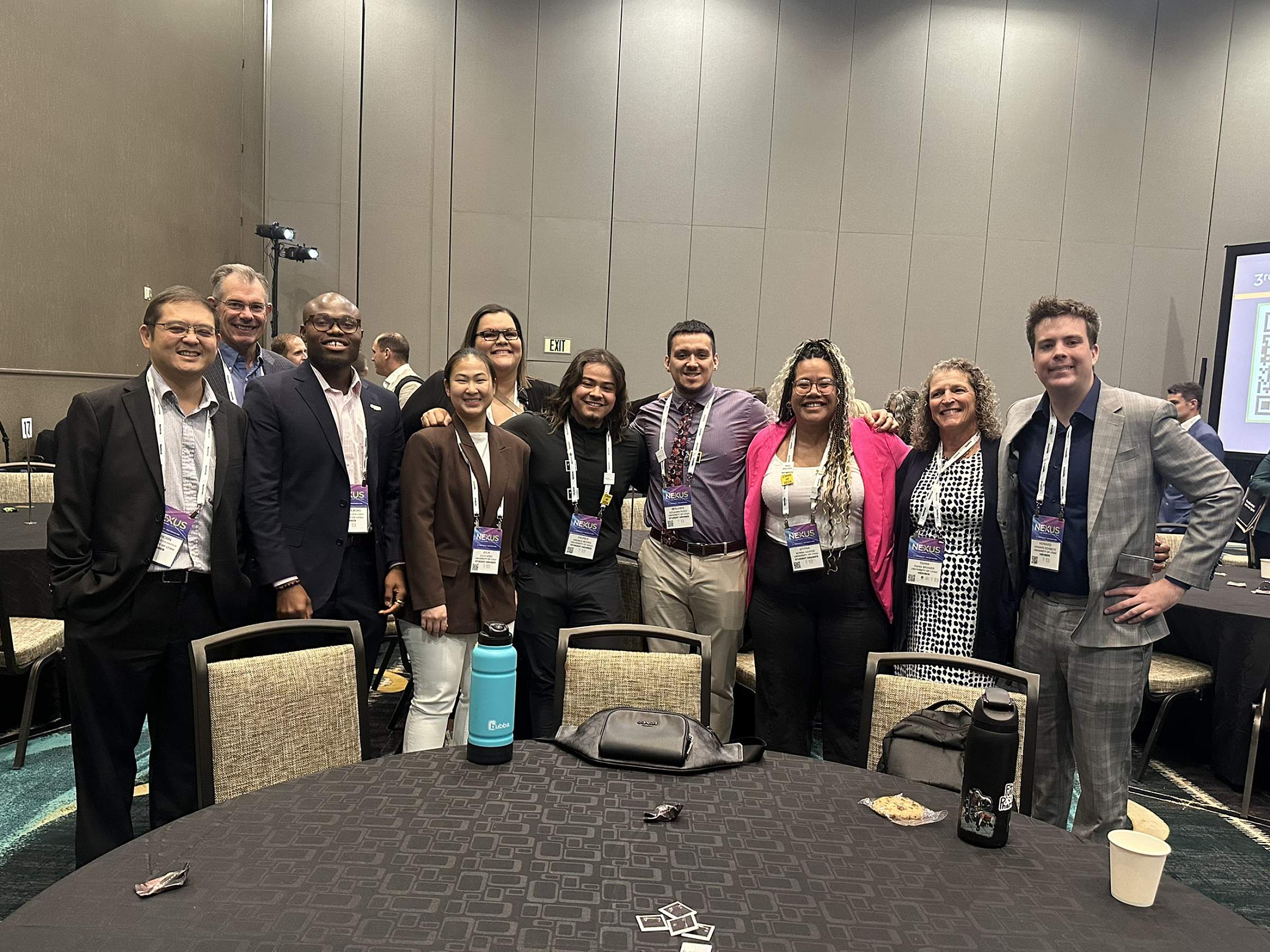 Students and Faculty pose for a photo at the AMCP Nexus 2024 Conference.