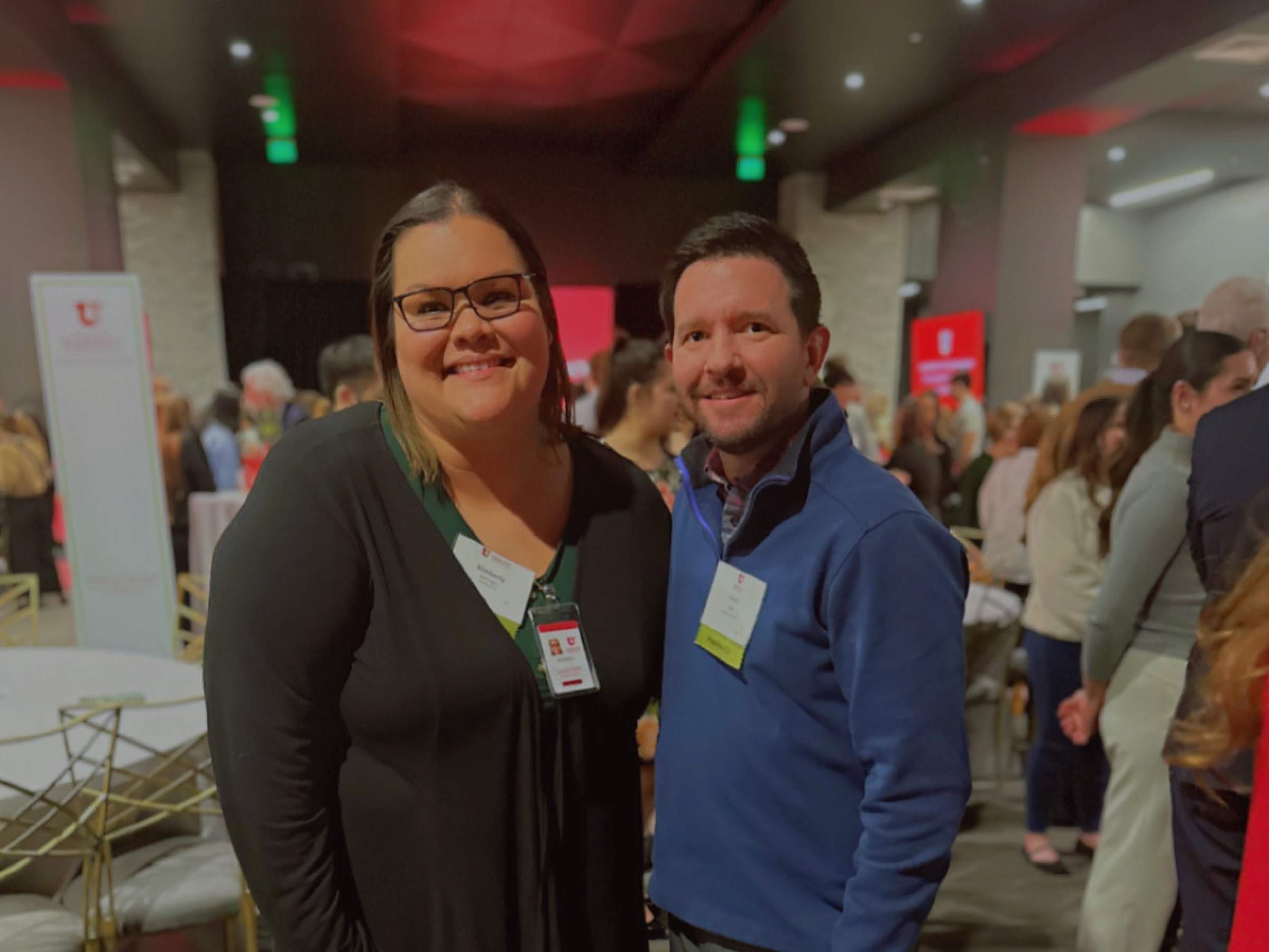 Kim Barragan, P3 PharmD Student, at an event.